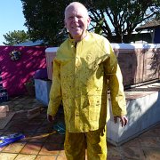 CoastCamp 151  Meanwhile, Larry was deep in some hard and dirty work... : CoastCamp